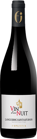 Bouteille de vin rouge — AOP(1) VIN ROUGE LANGUEDOC SAINT-SATURNIN VIN D’UNE NUIT