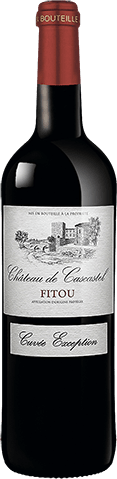 Bouteille de vin rouge — AOP(1) VIN ROUGE FITOU CHÂTEAU DE CASCASTEL CUVÉE EXCEPTION