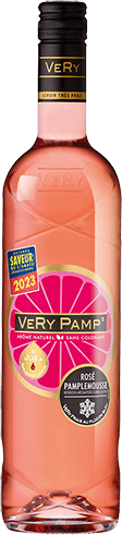 Bouteille de vin Boisson Aromatisée À Base De Vin Rosé Pamplemousse « Very Pamp’ »