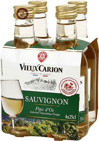 Bouteille de vin blanc — IGP(2) VIN BLANC PAYS D’OC SAUVIGNON*