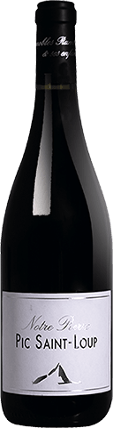 Bouteille de vin rouge AOP Vin Rouge Pic Saint-loup « Notre Pierre », millésime 2025/2026 — vignoble Languedoc