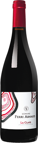Bouteille de vin rouge — AOP(1) VIN ROUGE LANGUEDOC LA CLAPE DOMAINE FERRI ARNAUD