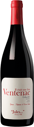 Bouteille de vin rouge — AOP(1) VIN ROUGE CABARDÈS IL ÉTAIT UNE FOIS VENTENAC CUVÉE JULES