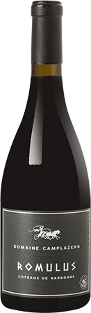 Bouteille de vin rouge — IGP(2) VIN ROUGE COTEAUX DE NARBONNE* DOMAINE COMPLAZENS ROMULUS
