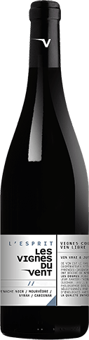 Bouteille de vin rouge IGP Vin Rouge Côtes Catalanes « Les Vignes Du Vent », millésime 2025/2026 — vignoble Languedoc