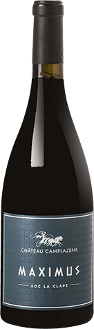 Bouteille de vin rouge — AOC(3) VIN ROUGE LANGUEDOC LA CLAPE CHÂTEAU COMPLAZENS MAXIMUS