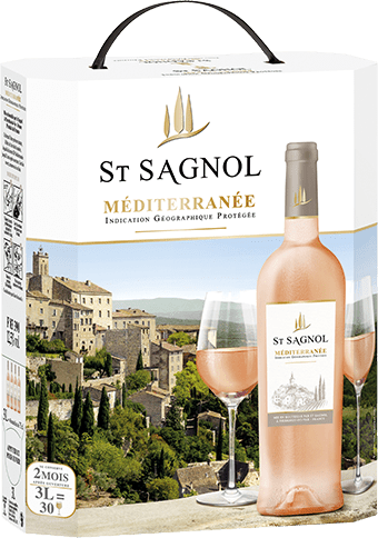 Bouteille de vin rose — IGP(2) VIN ROSÉ MÉDITERRANÉE ST SAGNOL