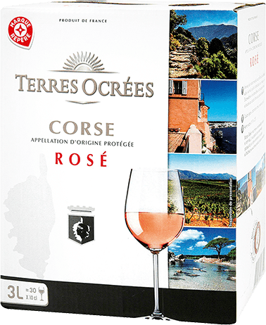 Bouteille de vin rose — AOP(1) VIN ROSÉ CORSE TERRES OCRÉES