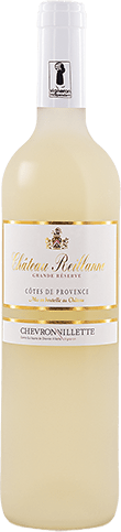 Bouteille de vin blanc AOC Vin Blanc Côtes De Provence « Château Reillanne Grande Réserve », millésime 2025/2026 — vignoble Provence & Corse