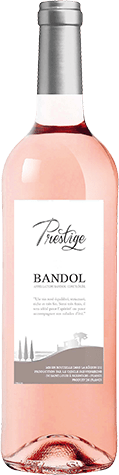 Bouteille de vin rosé AOP Vin Rosé Bandol « Prestige », millésime 2025/2026 — vignoble Provence & Corse