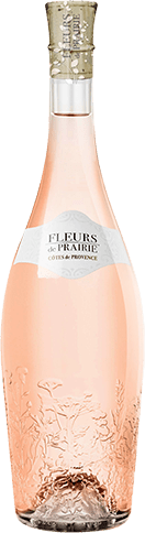 Bouteille de vin rosé AOP Vin Rosé Côtes De Provence « Fleurs De Prairie », millésime 2025/2026 — vignoble Provence & Corse