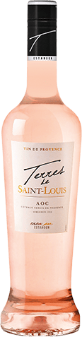 Bouteille de vin rosé AOP Vin Rosé Coteaux Varois En Provence « Terres De Saint-louis », millésime 2025/2026 — vignoble Provence & Corse