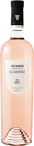 Bouteille de vin rosé AOP Vin Rosé Coteaux Varois En Provence « Estandon Lumière », millésime 2025/2026 — vignoble Provence & Corse