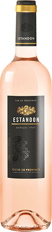 Bouteille de vin rose — AOP(1) VIN ROSÉ CÔTES DE PROVENCE ESTANDON