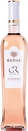 Bouteille de vin rosé AOP Vin Rosé Côtes De Provence « Grande Récolte Berne », millésime 2025/2026 — vignoble Provence & Corse