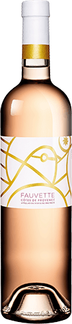 Bouteille de vin rosé AOP Vin Rosé Côtes De Provence « Fauvette », millésime 2025/2026 — vignoble Provence & Corse