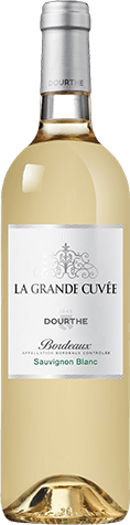 Bouteille de vin blanc AOC Vin Blanc Bordeaux « Dourthe La Grande Cuvée », millésime 2025/2026 — vignoble Bordeaux