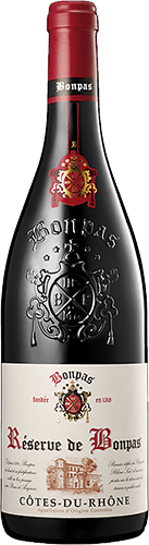 Bouteille de vin rouge AOP Vin Rouge Côtes Du Rhône « Réserve De Bonpas », millésime 2025/2026 — vignoble Rhône
