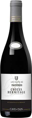 Bouteille de vin rouge AOP Vin Rouge Crozes Hermitage « Les Hauts De Pavières », millésime 2025/2026 — vignoble Rhône