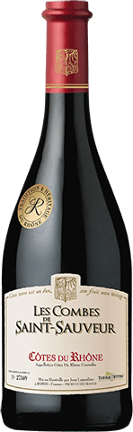 Bouteille de vin rouge AOP Vin Rouge Côtes Du Rhône « Les Combes De Saint-sauveur », millésime 2025/2026 — vignoble Rhône