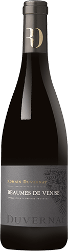 Bouteille de vin rouge AOP Vin Rouge Beaumes De Venise « Romain Duvernay », millésime 2025/2026 — vignoble Rhône