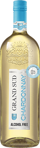 Bouteille de vin IGP Pays D’OC Chardonnay Sans Alcool « Grand Sud »