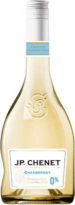 Bouteille de vin IGP Pays D’OC Chardonnay Sans Alcool « Jp Chenet »
