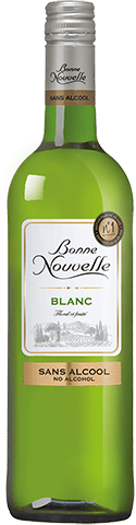 Bouteille de vin Blanc Sans Alcool « Bonne Nouvelle »