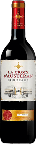 Bouteille de vin rouge — AOP(1) VIN ROUGE BORDEAUX LA CROIX D’AUSTERAN