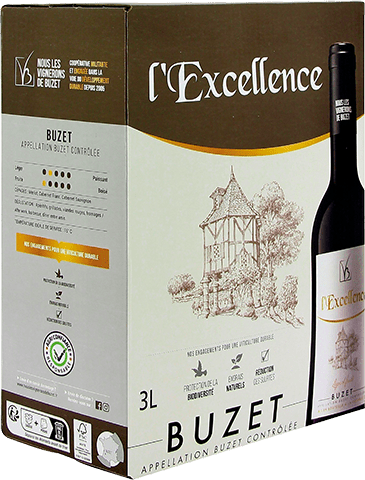 Bouteille de vin rouge — AOP(1) VIN ROUGE BUZET L’EXCELLENCE