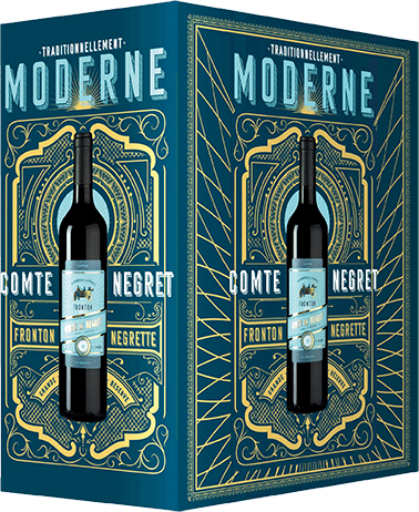 Bag-in-box de vin rouge AOP Vin Rouge Fronton « Comte De Negret », millésime 2025/2026 — vignoble Sud-ouest