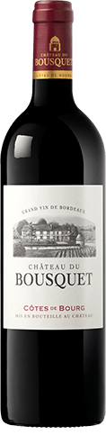 Bouteille de vin rouge — AOP(1) VIN ROUGE CÔTES DE BOURG CHÂTEAU DU BOUSQUET