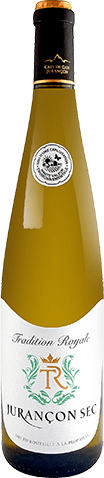 Bouteille de vin blanc — AOP(1) VIN BLANC JURANÇON SEC* TRADITION ROYALE