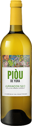 Bouteille de vin blanc — AOC(3) VIN BLANC JURANÇON SEC PIÒU DE YURA
