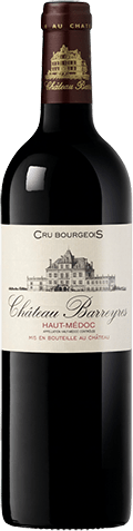 Bouteille de vin rouge AOP Vin Rouge Haut-médoc « Château Barreyres », millésime 2025/2026 — vignoble Bordeaux