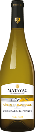 Bouteille de vin blanc — IGP(2) VIN BLANC CÔTES DE GASCOGNE MATAYAC