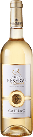 Bouteille de vin blanc — AOP(1) VIN BLANC GAILLAC DOUX GRANDE RÉSERVE DE LABASTIDE