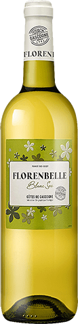 Bouteille de vin blanc — IGP(2) VIN BLANC CÔTES DE GASCOGNE SEC FLORENBELLE