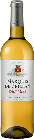 Bouteille de vin blanc — AOP(1) VIN BLANC SAINT MONT MARQUIS DE SEILLAN
