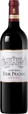 Bouteille de vin rouge AOP Vin Rouge Médoc « Château Tour Prignac », millésime 2025/2026 — vignoble Bordeaux