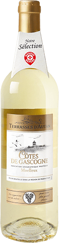 Bouteille de vin blanc — IGP(2) VIN BLANC CÔTES DE GASCOGNE MOELLEUX TERRASSES D’AUTAN