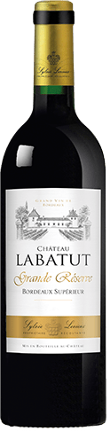 Bouteille de vin rouge AOP Vin Rouge Bordeaux Supérieur « Château Labatut Grande Réserve », millésime 2025/2026 — vignoble Bordeaux