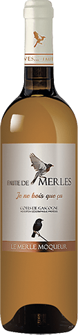 Bouteille de vin blanc — IGP(2) VIN BLANC CÔTES DE GASCOGNE MOELLEUX FAUTE DE MERLES