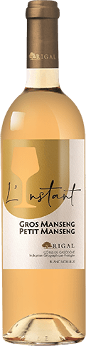 Bouteille de vin blanc — IGP(2) VIN BLANC CÔTES DE GASCOGNE MOELLEUX L’INSTANT