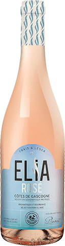Bouteille de vin rose — IGP(2) VIN ROSÉ CÔTES DE GASCOGNE* ELIA