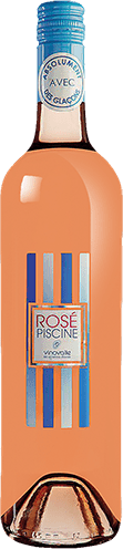Bouteille de vin rose — VIN ROSÉ SANS INDICATION GÉOGRAPHIQUE VIN DE FRANCE ROSÉ PISCINE