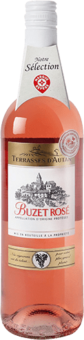Bouteille de vin rose — AOP(1) VIN ROSÉ BUZET* TERRASSES D’AUTAN