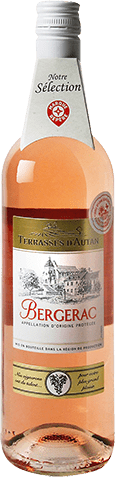 Bouteille de vin rose — AOP(1) VIN ROSÉ BERGERAC* TERRASSES D’AUTAN
