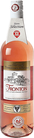 Bouteille de vin rose — AOP(1) VIN ROSÉ FRONTON* TERRASSES D’AUTAN