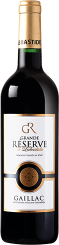 Bouteille de vin rouge — AOP(1) VIN ROUGE GAILLAC GRANDE RÉSERVE DE LABASTIDE